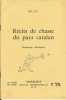 R&eacute;cits de chasse du pays Catalan - aventures v&eacute;ridiques. JOAN D. I.