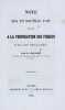 Note sur un nouveau fait relatif à la perforation des pierres par les pholades. CAILLIAUD F. (Frédéric)