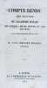 Compte rendu des travaux de l’académie royale des sciences, belles-lettres et arts de Lyon, dans la séance publique du 26 août 1813. BERAUD Paul ...