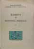 Éléments de biochimie médicale. POLONOVSKI Michel