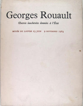 Georges Rouault - oeuvres inachevées données à l’Etat. Anonyme (Georges Rouault)
