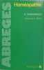 Homéopathie. SAREMBAUD Alain