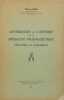 Contribution à l’histoire de la spécialité pharmaceutique  emplâtres et sparadraps. RUEL Pierre