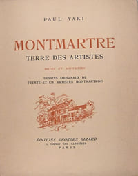 Montmartre terre des artistes - Notes et souvenirs