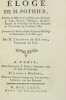 Eloge de M. Pothier, Doyen de MM. les Conseillers aux Bailliage & Si&egrave;ge Pr&eacute;sidial d'Orl&eacute;ans, Docteur R&eacute;gent & Professeur en Droit fran&ccedil;ois de ...
