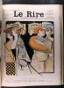 Le Rire n°417 à 430 & 1 à 38  (9è année). Revue Le Rire (Cappiello, Faivre, Forain, Hermann Paul, Léandre, Métivet, Willette, Rabier, Roubille, ...