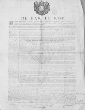 De par le Roy, Nicolas Proster Bauyn, ... (recouvrement de l'impôt). (Document) Impôts 1708 (Grenoble)