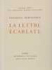 La lettre &eacute;carlate. HAWTHORNE Nathaniel (Van Dongen)