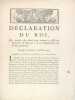 Déclaration du roi, qui accorde des délais pour compter à différents trésoriers & payeurs, & à l'adjudicataire des fermes générales.. (Document) ...