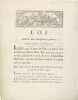 Loi relative aux Accusateurs publics - Décret de l'Assemblée Nationale des 19 & 20 juin 1791. (Document) Loi (Accusateurs publics / publics ...