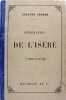 Géographie du département de l'Isère. ( Guide) JOANNE Adolphe