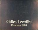 Gilles Lecoffre - Peintures 1984. Galerie Verrière