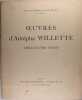 Oeuvres d'Adolphe Willette - Tableaux par divers. (Catalogue) Drouot
