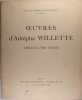 Oeuvres d'Adolphe Willette - Tableaux par divers. (Catalogue) Drouot