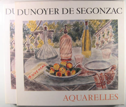 Dunoyer de Segonzac, aquarelles. PASSERON Roger & DUNOYER DE SEGONZAC