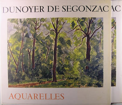 Dunoyer de Segonzac, aquarelles. PASSERON Roger & DUNOYER DE SEGONZAC