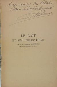 Le lait et ses utilisations 