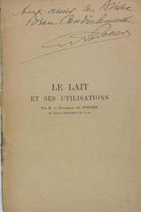 Le lait et ses utilisations 