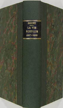 La vie rustique 1887-1888. DIGUET Charles