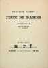 Jeux de Dames. GACHOT François