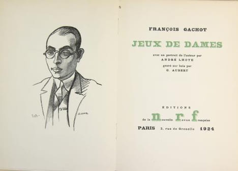 Jeux de Dames. GACHOT François