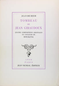 Tombeau de Jean Giraudoux