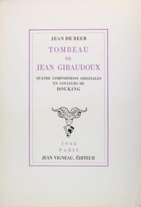 Tombeau de Jean Giraudoux