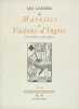Les cahiers de marottes et Violond 'Ingres. Dr Rousset...