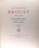 Auguste BROUET - Catalogue de son oeuvre gravée - Estampes . BROUET Auguste