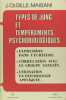 Types de Jung et tempéraments psychobiologiques. GILLE MAISANI  J. Ch.