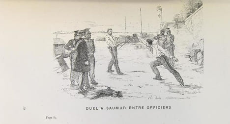 Les duels célèbres. VAUX Baron de