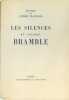Les silences du cononel Bramble. Envoi de l'auteur MAUROIS Andr&eacute;