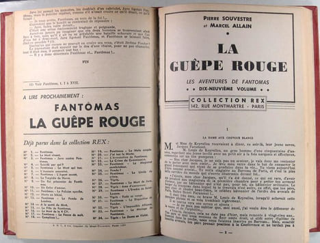 Fantômas. Le mariage de Fantômas - L'Assassin de Lady Beltham - La guêpe rouge - Les souliers du mort.. Pierre Souvestre et Marcel Allain