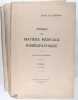 Etudes de matière médicale homéopathique - tome 1 - 2  - 3.. Dr J.-A Lathoud.