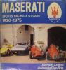 Maserati - Sports, racing & GT cars : 1926-1975. Richard Crump, Rob de la Rive Box.