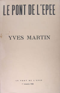 Yves martin - Mars - Vanity Row - Cantos de l'oignon - Poèmes brefs.