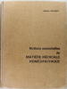 Notions essentielles de matière médicale homéopathique .. Jouanny Jacques 
