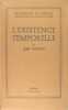 L'existence temporelle.. Jean Guitton