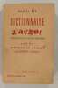 Dictionnaire d'argot, et des principales locutions populaires.. Jean La Rue