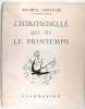 L'Hirondelle qui fit le printemps.. Maurice Genevoix