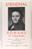 Romans et nouvelles Tome I.. Stendhal