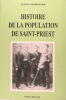 Histoire de la population de Saint-Priest. Charbonnier Lucien