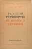 Principes et préceptes du retour à l’évidence.. Lanza Del Vasto
