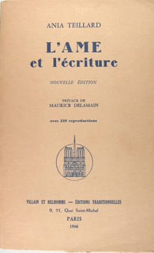 L'ame et l'ecriture. Teillard Ania