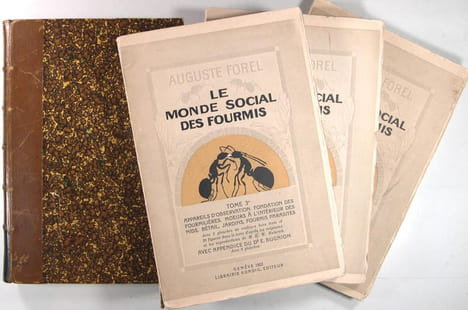 Le monde social des Fourmis.. Forel Auguste