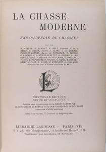 La chasse moderne