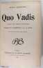 Quo Vadis, roman des temps néroniens, traduction de B.Kozakiewicz et J.L. De Janasz.. Henryk Sienkiewicz