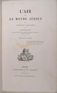 L'Air et le monde aérien.. Arthur Mangin
