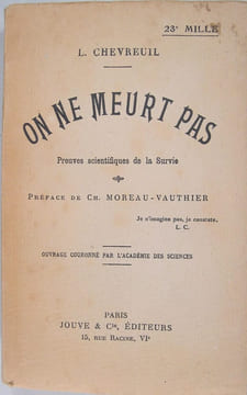 On ne meurt pas - Preuves scientifiques de la Survie.. Chevreuil. L