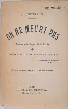 On ne meurt pas - Preuves scientifiques de la Survie.. Chevreuil. L